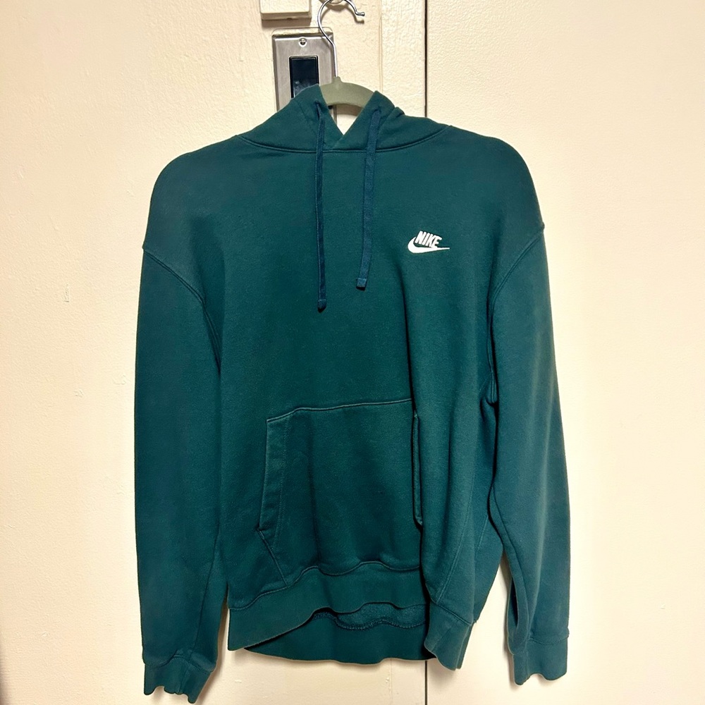 Nike Club Hoodie Teal Turquoise Green Forest Green